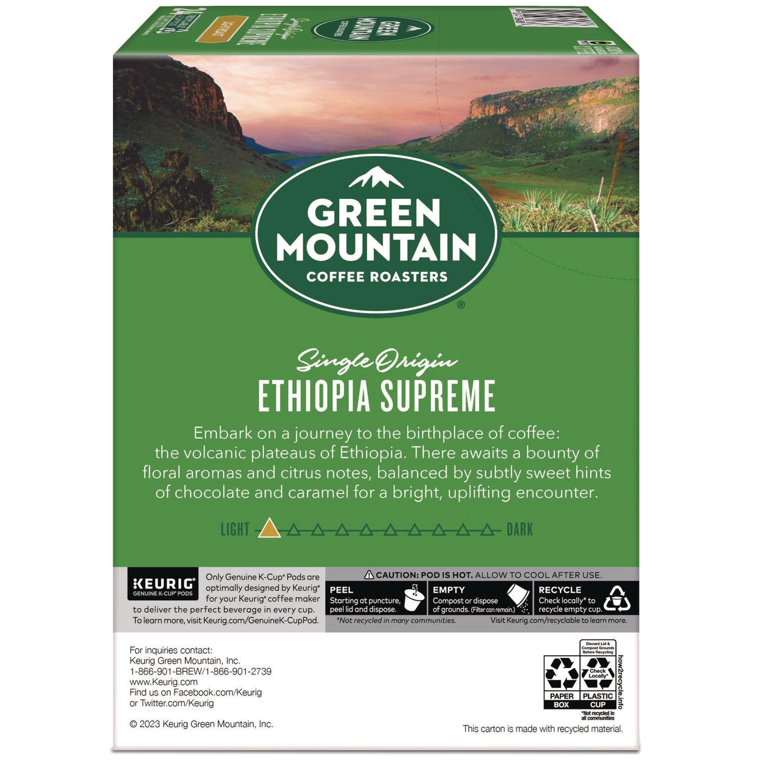 Keurig Ethiopian Supreme K-Cups, 24/Box (8488)