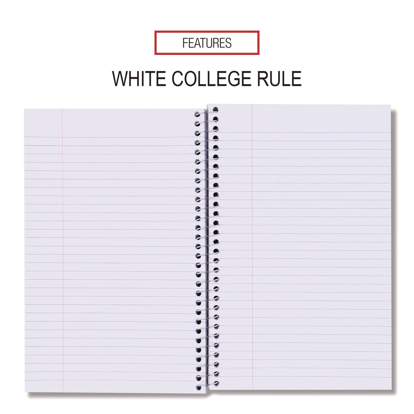 Universal Wirebound Notebook, 3-Subject, Medium/College Rule, Assorted Cover Colors, (120) 9.5 x 6 Sheets, 4/Pack (66414)