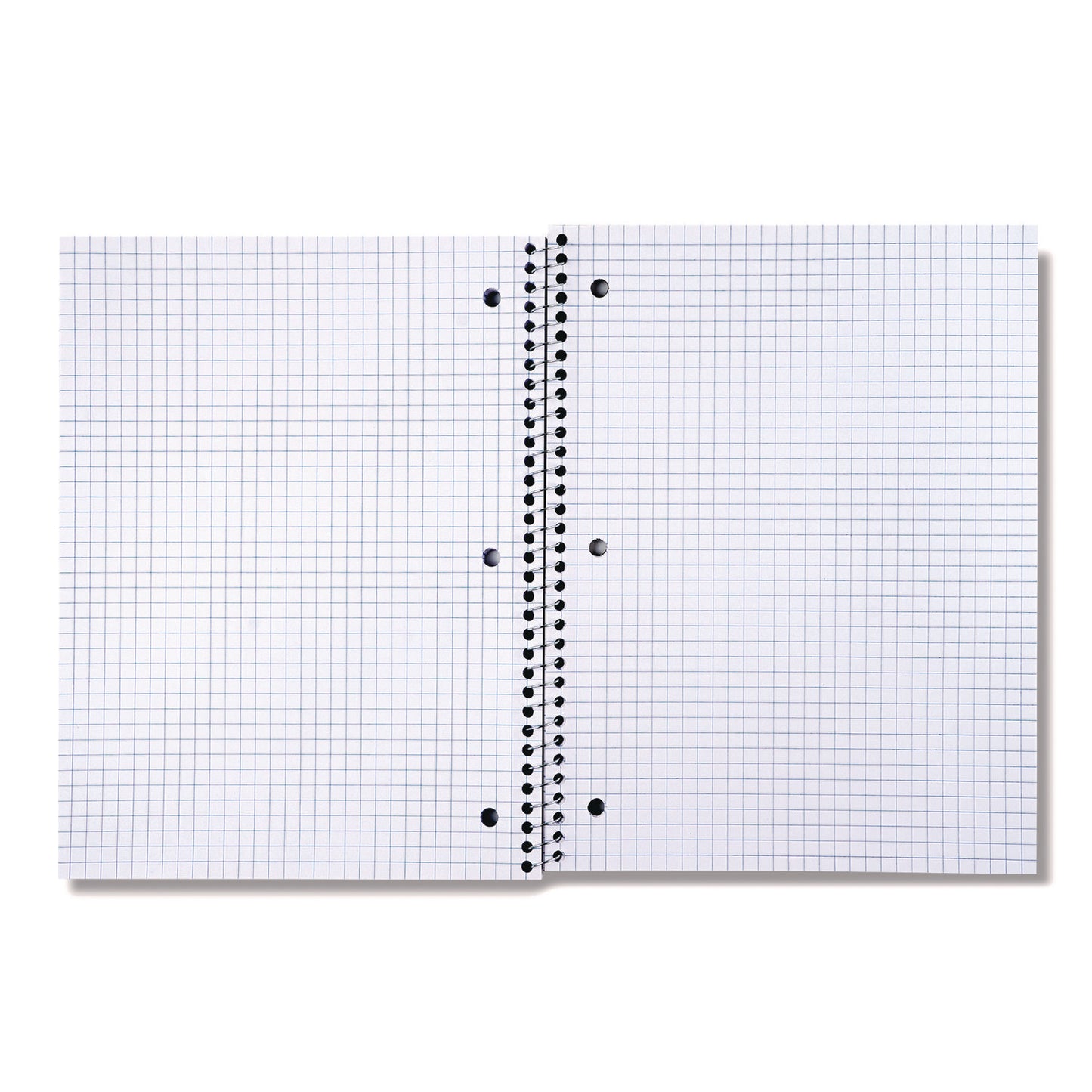 Universal Wirebound Notebook, 1-Subject, Quadrille Rule (4 sq/in), Assorted Cover Colors, (70) 10.5 x 8 Sheets, 4/Pack (66634)