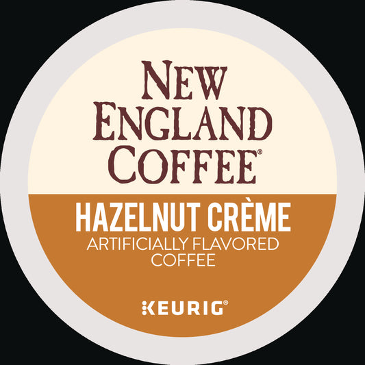 New England Coffee Hazelnut Creme K-Cup Pods, 24/Box (0040)