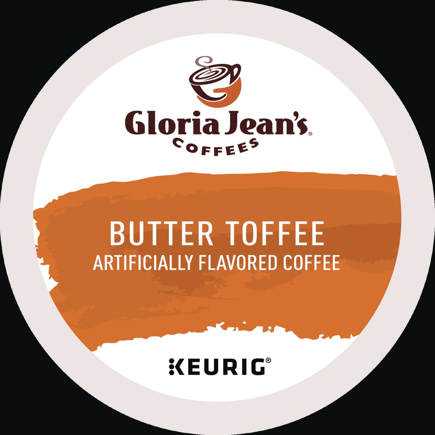 Gloria Jean's Butter Toffee Coffee K-Cups, 24/Box (60051012)