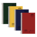 Earthwise by Oxford Recycled Small Notebooks, 3-Subject, Medium/College Rule, Randomly Assorted Covers, (150) 9.5 x 6 Sheets (25447)