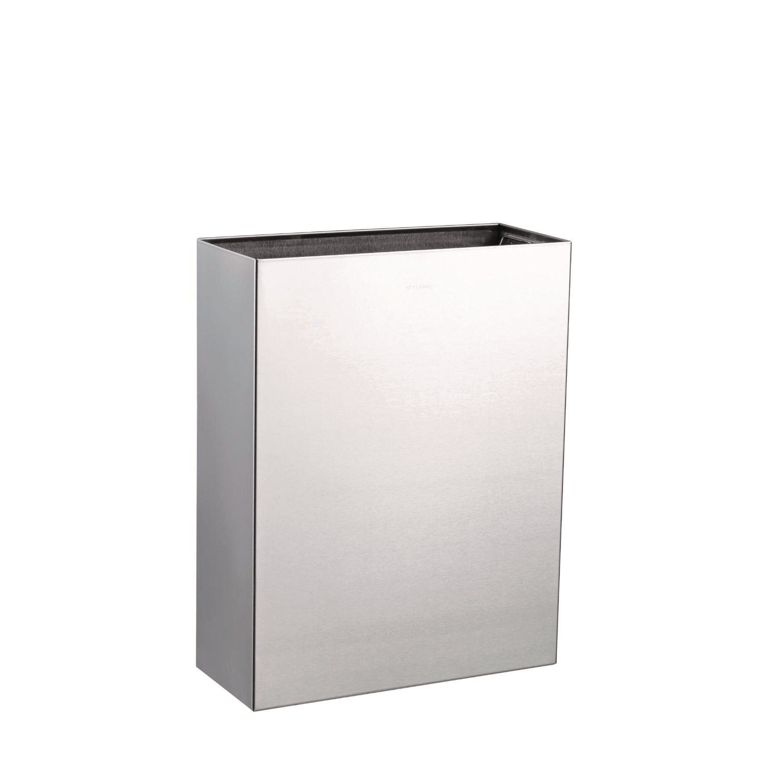 Alpine Stainless Steel Surface-Mounted Waste Receptacle, 6.4 gal, Brushed Stainless Steel (ALP491)