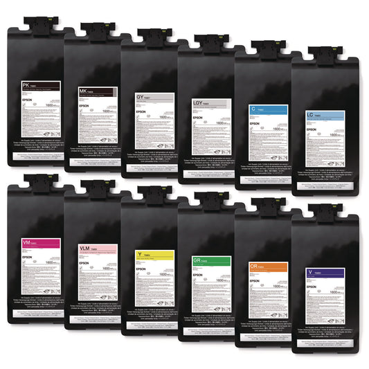 Epson T56E120 (T56E) UltraChrome PRO12 Ink, 1.6 L, Photo Black