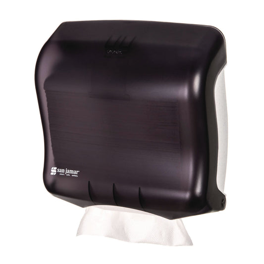 San Jamar Ultrafold Towel Dispenser, 11.5 x 6 x 11.5, Black (T1750TBK)