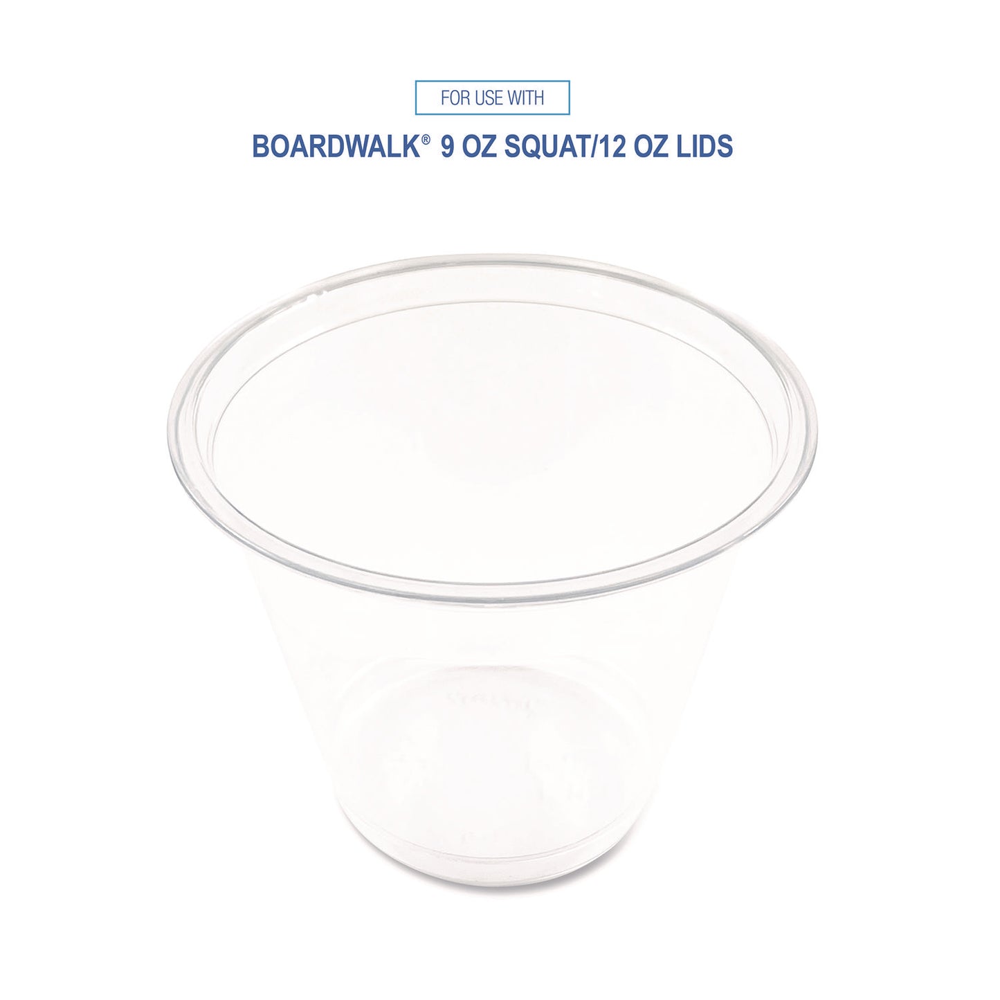 Boardwalk Clear Plastic PET Cups, 9 oz, 50/Pack (PET9SPK)