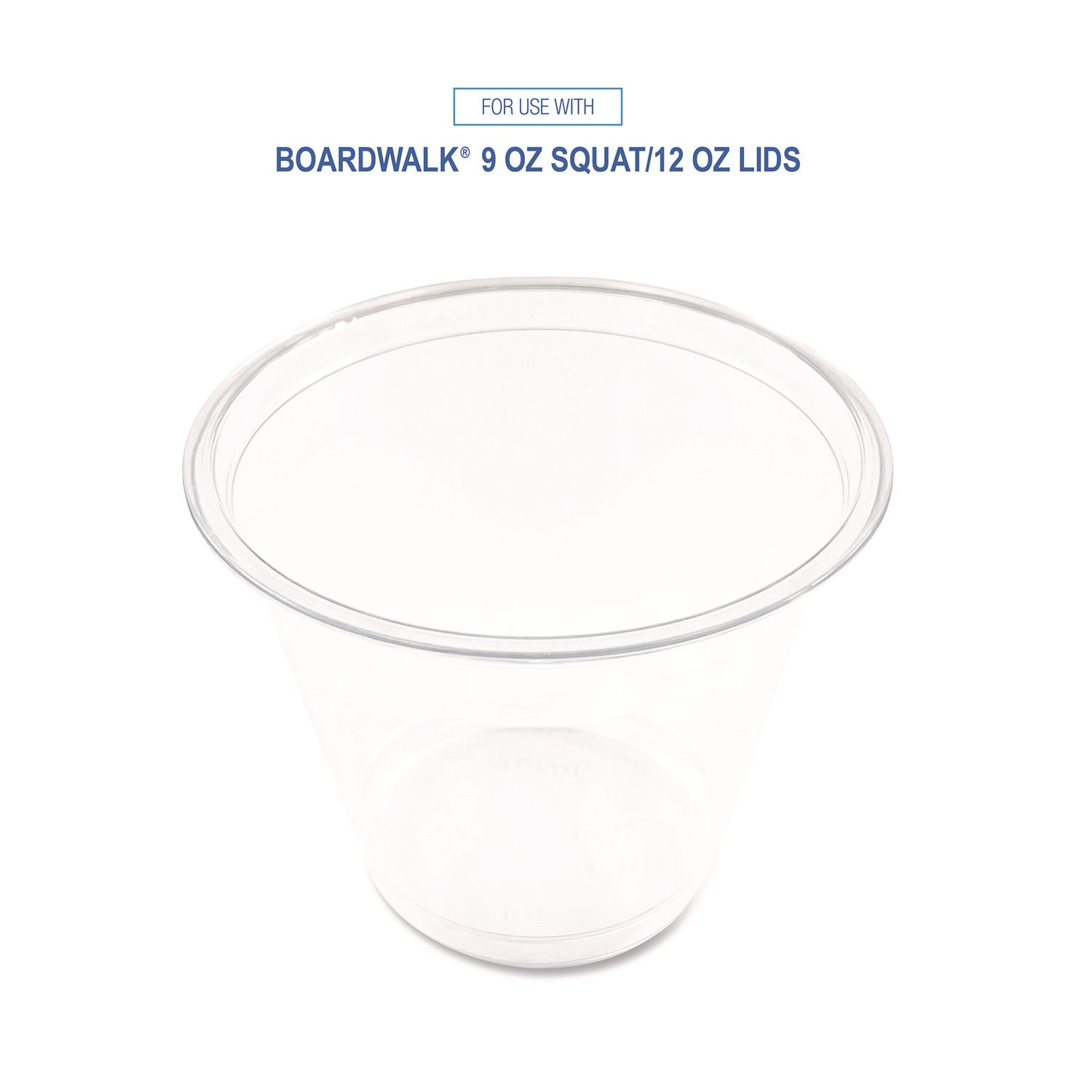 Boardwalk Clear Plastic PET Cups, 9 oz, 50/Pack (PET9SPK)