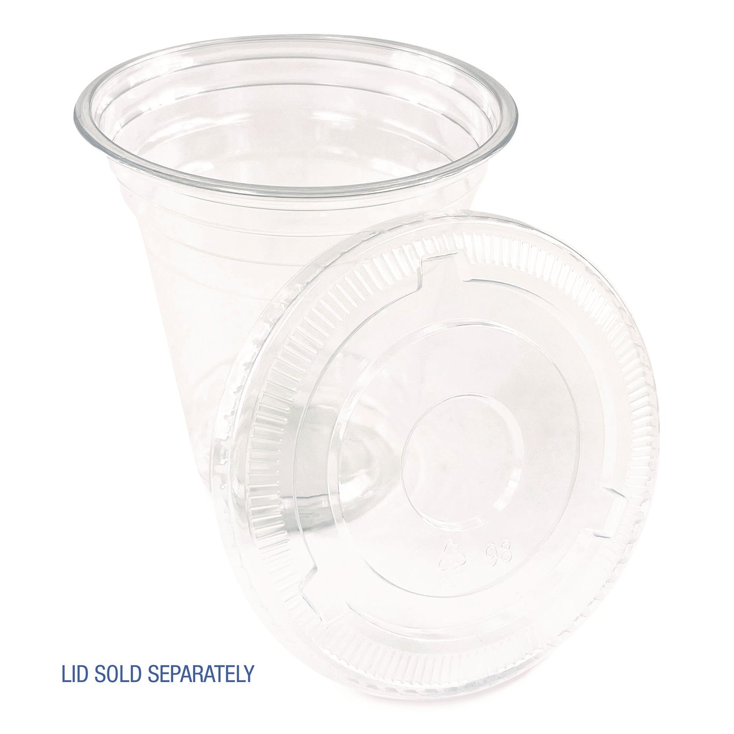 Boardwalk Clear Plastic PET Cups, 12 oz, 50/Pack (PET12SPK)
