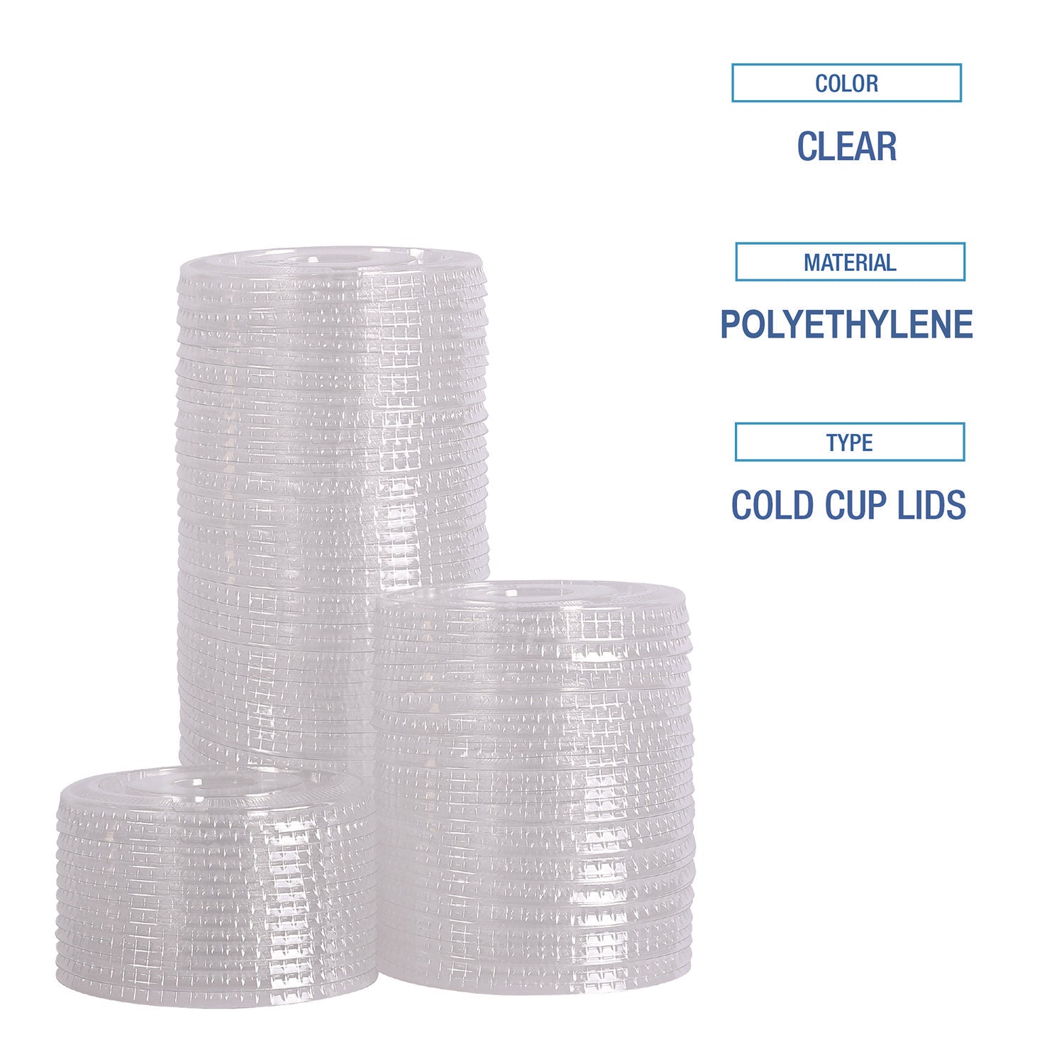 Boardwalk Crystal-Clear Cold Cup Straw-Slot Lids, Fits 9 to 10 oz PET Cups, 1,000/Carton (PET910STRAW)