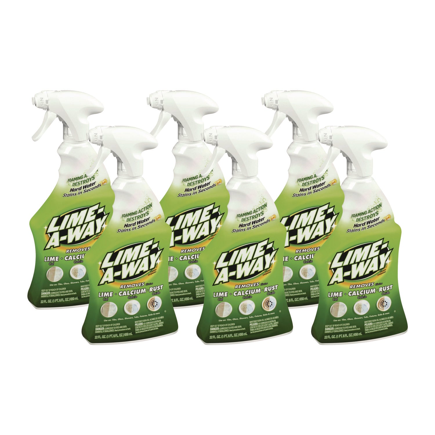 LIME-A-WAY Lime, Calcium and Rust Remover, 22 oz Spray Bottle (87103)