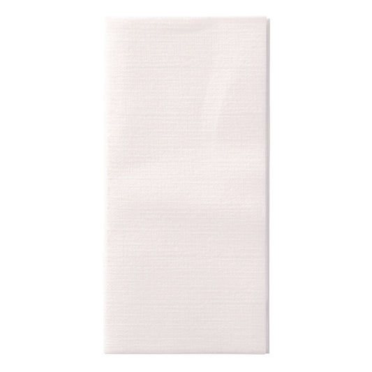 Hoffmaster Dinner Napkins, 17 x 17, White, 1/8 Fold, 300/Carton (120072)