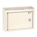 AdirOffice Medium Size Steel Multi-Purpose Secure Drop Box, 9.8 x 3.4 x 7.5, White (I63102WHI)