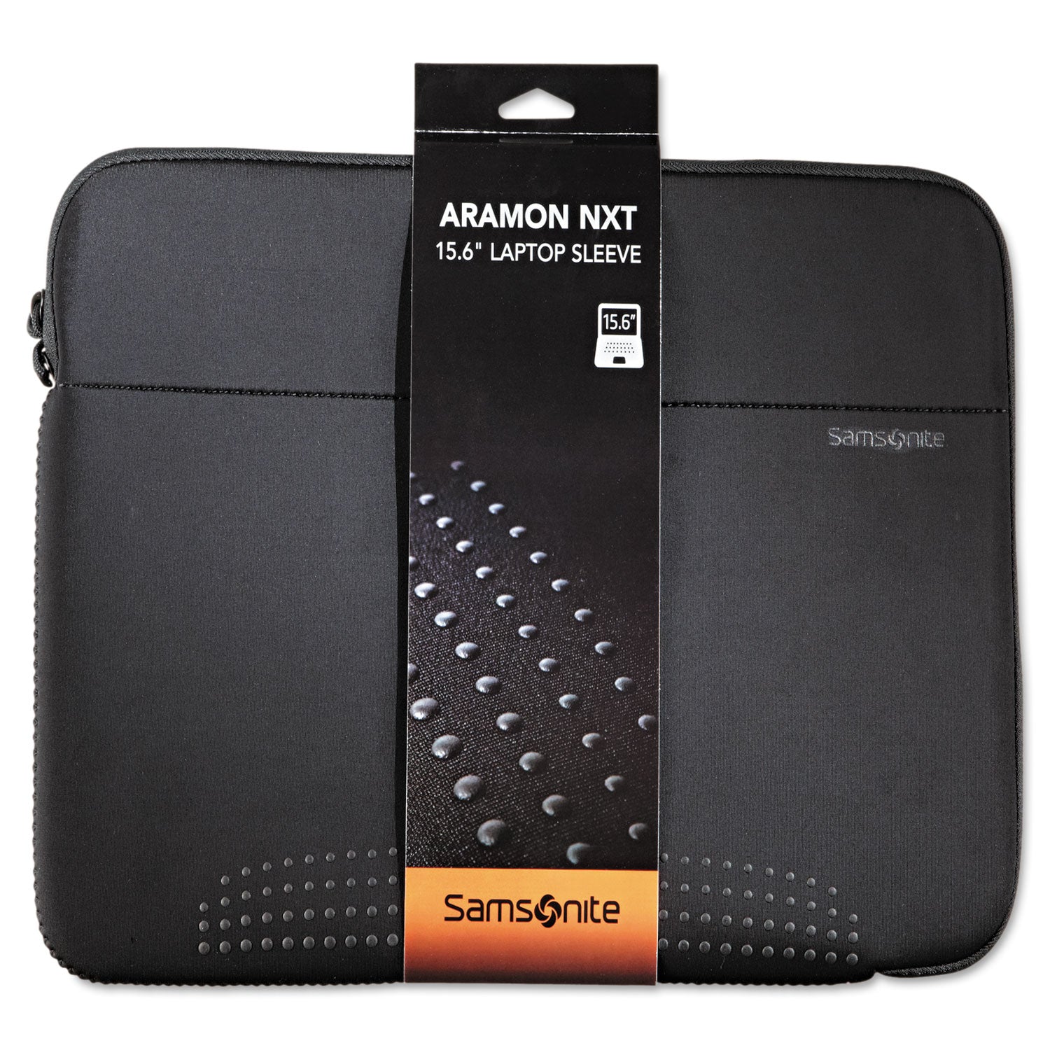 Samsonite Aramon Laptop Sleeve, Fits Devices Up to 15.6", Neoprene, 15.75 x 1 x 10.5, Black (433211041)