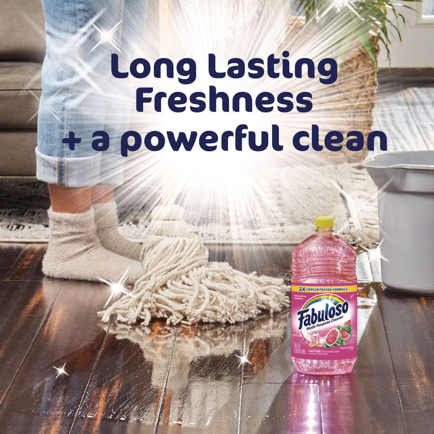 Fabuloso Multi-Use Cleaner, Watermelon Scent, 56 oz Bottle (61038631EA)