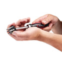 Great Neck Ratcheting Screw/Nut Driver Set, Phillips/Slotted/Star Bits, 7" Long, Black/Red (950DE)