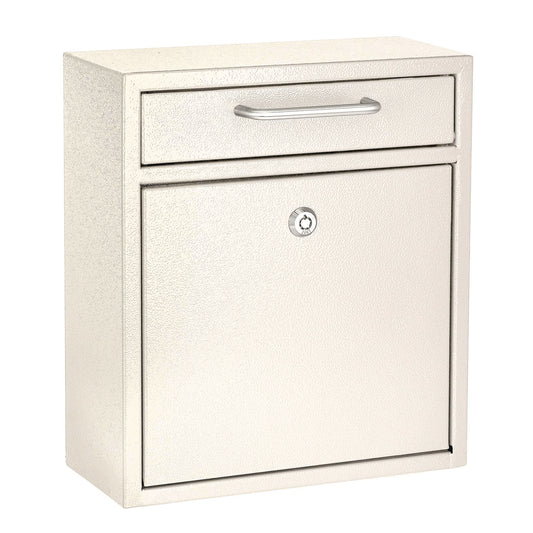 AdirOffice Medium Ultimate Wall Mounted Mail Box, 10.4 x 4.5 x 12, White (I63105WHI)