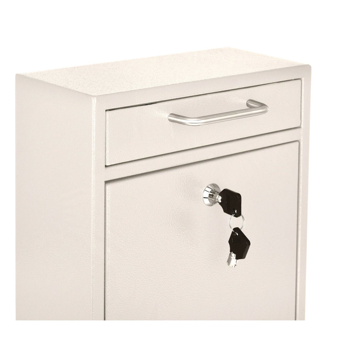 AdirOffice Medium Ultimate Wall Mounted Mail Box, 10.4 x 4.5 x 12, White (I63105WHI)