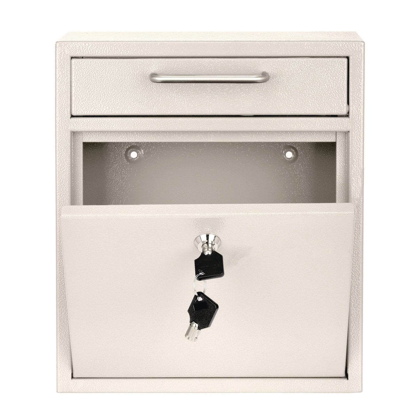 AdirOffice Medium Ultimate Wall Mounted Mail Box, 10.4 x 4.5 x 12, White (I63105WHI)
