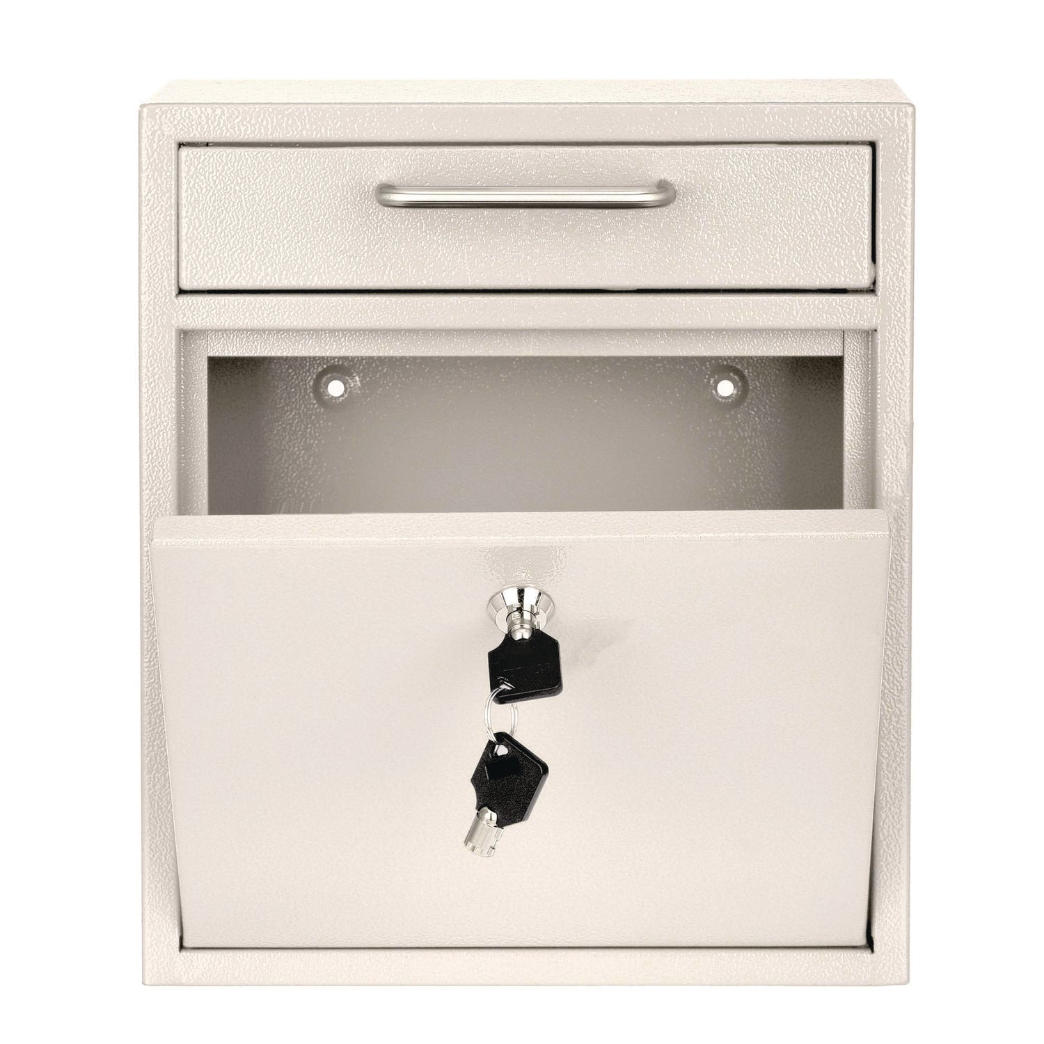 AdirOffice Medium Ultimate Wall Mounted Mail Box, 10.4 x 4.5 x 12, White (I63105WHI)