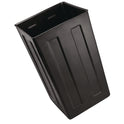 Alpine 40 Gallon Rigid Plastic Waterproof Square Trash Can Insert Liner for Indoor/Outdoor Trash Can, Plastic, Black (ALPA01)