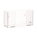 AdirMed Acrylic Glove Dispenser, Single Box Capacity, 10.2 x 3.5 x 5.3, Clear (I90201)