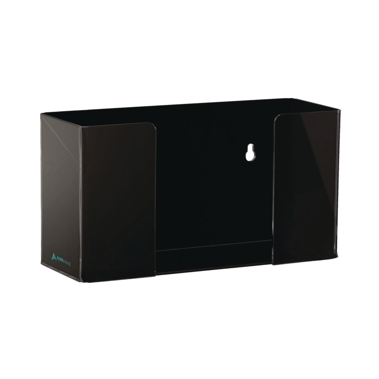 AdirMed Acrylic Glove Dispenser, Single Box Capacity, 10.2 x 3.5 x 5.3, Black (I90201BLK)