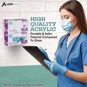 AdirMed Acrylic Glove Dispenser, Double Box Capacity, 10.2 x 3.5 x 10.8, Clear (I90202)