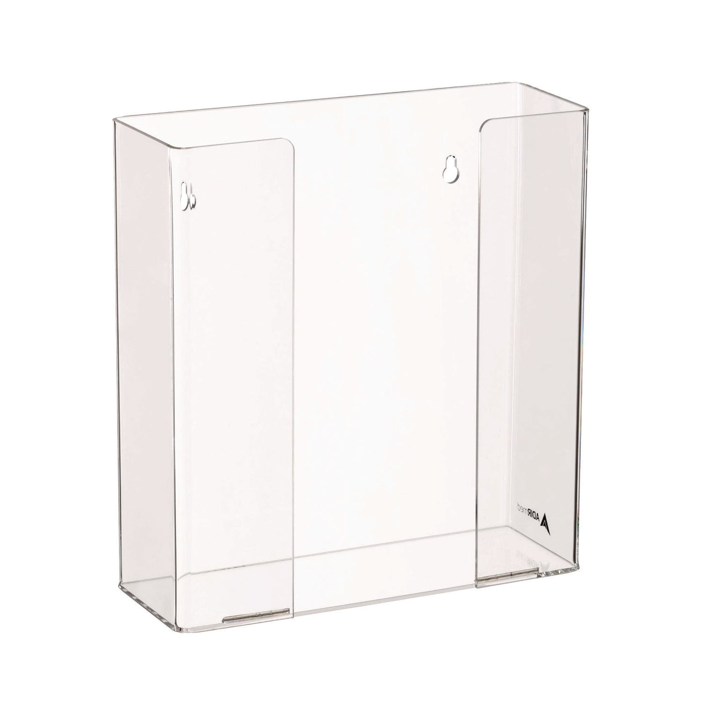 AdirMed Acrylic Glove Dispenser, Double Box Capacity, 10.2 x 3.5 x 10.8, Clear (I90202)