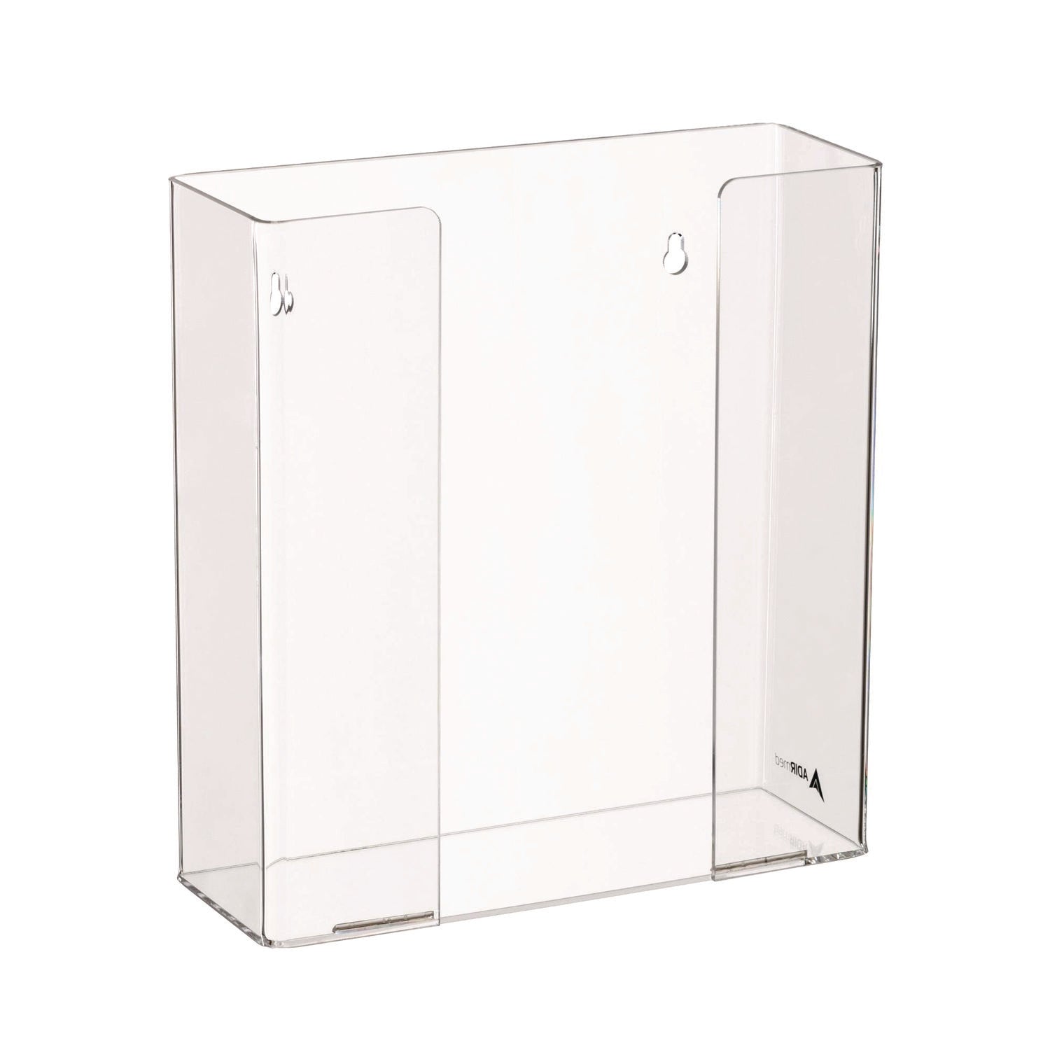 AdirMed Acrylic Glove Dispenser, Double Box Capacity, 10.2 x 3.5 x 10.8, Clear (I90202)