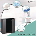 AdirMed Acrylic Glove Dispenser, Double Box Capacity, 10.2 x 3.5 x 10.8, Black (I90202BLK)