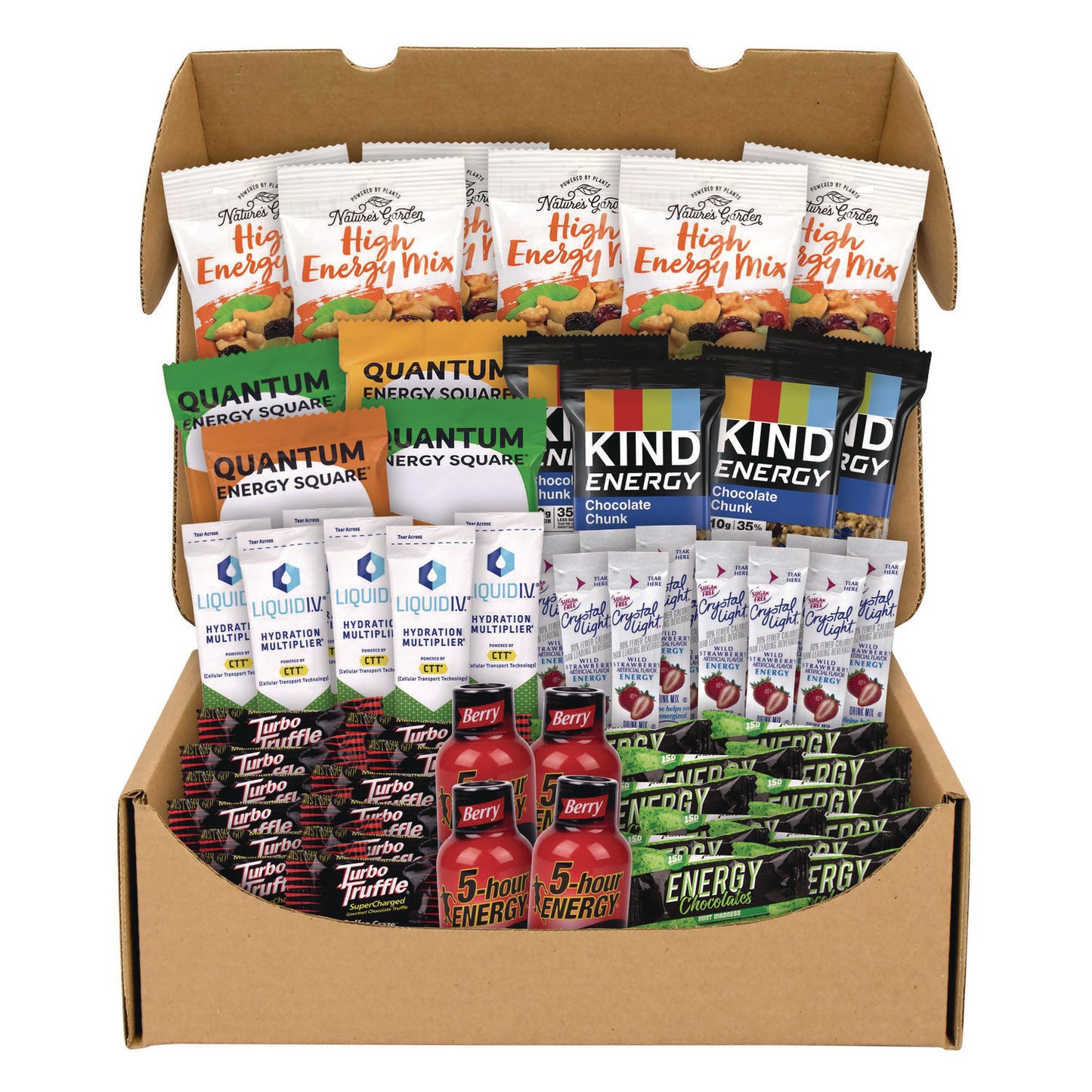 Snack Box Pros Energy Snack Box, 60 Assorted Snacks/Box (70000164)