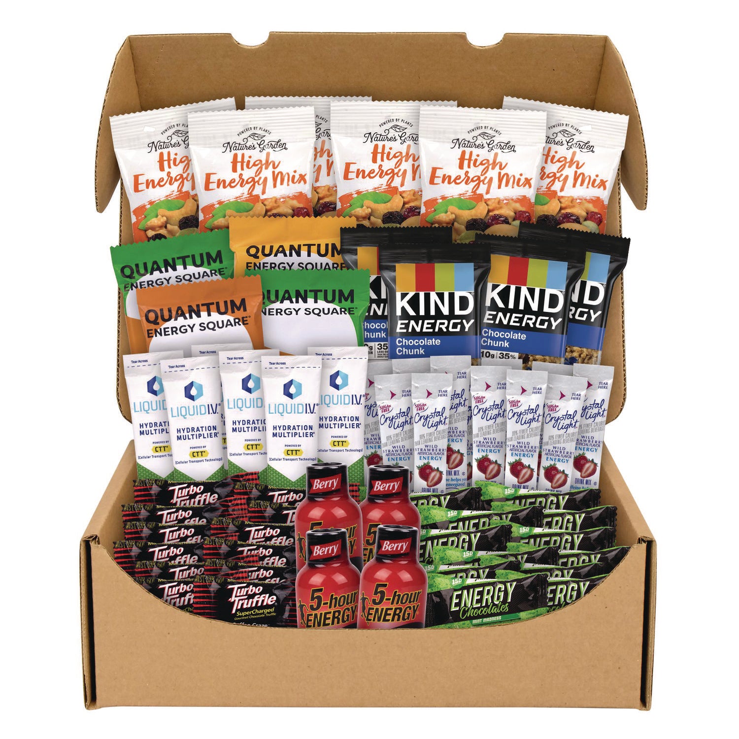 Snack Box Pros Energy Snack Box, 60 Assorted Snacks/Box (70000164)