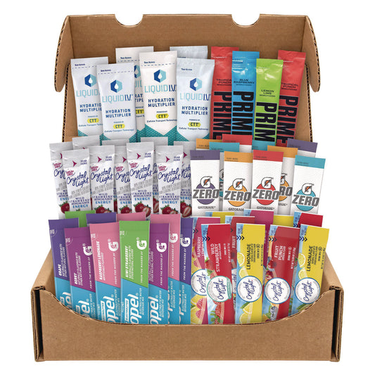 Snack Box Pros Drink Mixes Snack Box, 50 Assorted Mixes/Box (70000165)