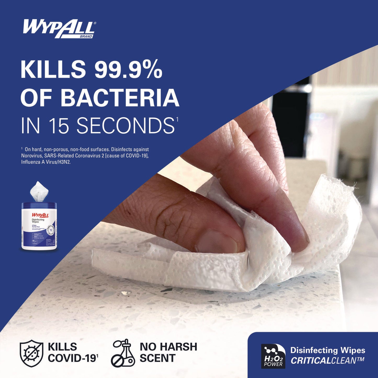 WypAll Disinfecting Wipes 3-Pack (54481)