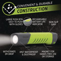 Energizer Pro Series Handheld High CRI Flashlight, Rechargeable Lithium Ion/6 AAA Batteries Included, Gray/Green (ENYPHH62)