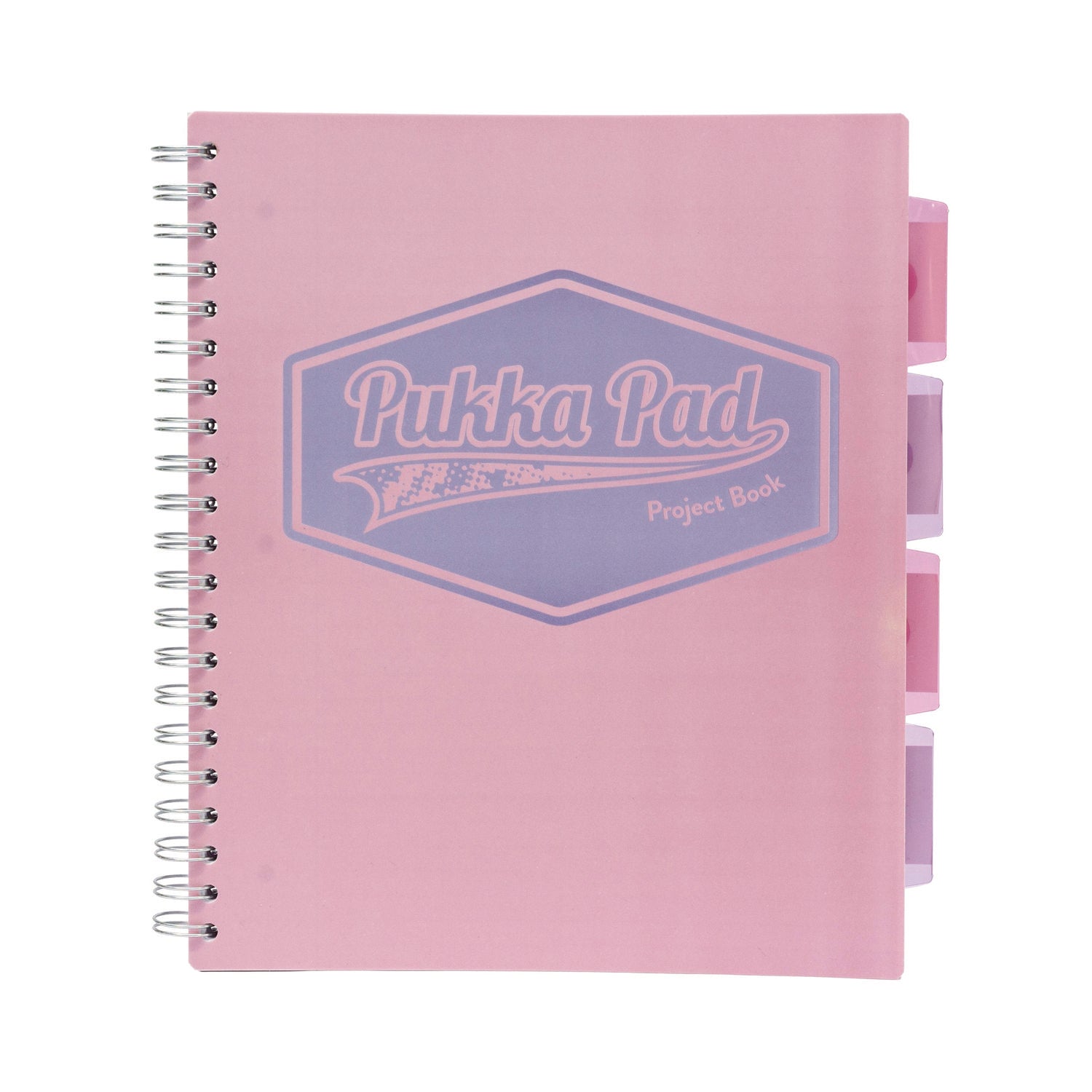 PUKKA PAD Letter Size Project Book, 5-Subject, Medium/College Rule, Assorted Cover, (100) 11 x 8.5 Sheets, 3/Pack (8867PST)