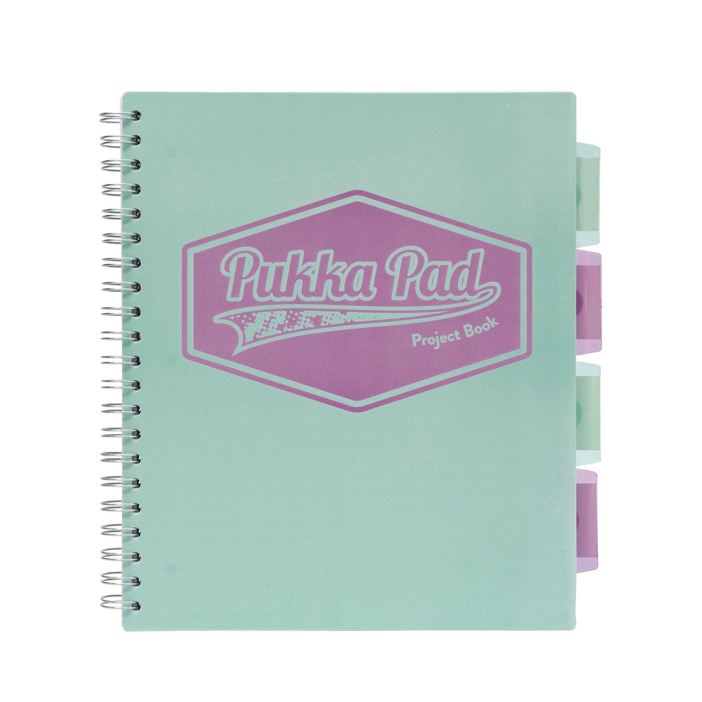 PUKKA PAD Letter Size Project Book, 5-Subject, Medium/College Rule, Assorted Cover, (100) 11 x 8.5 Sheets, 3/Pack (8867PST)