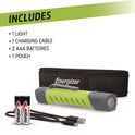 Energizer Pro Series Hybrid Handheld, Rechargeable Lithium Ion/2 AA Batteries (Included), Gray/Green (ENYPHH21)