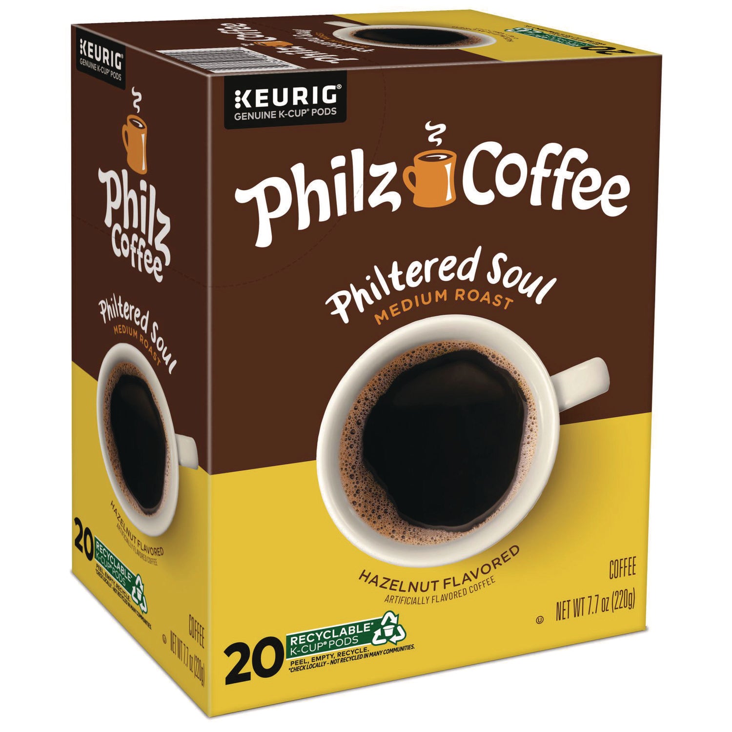 Philz Coffee Philtered Soul K Cups, Hazelnut, 80/Carton (0119CT)