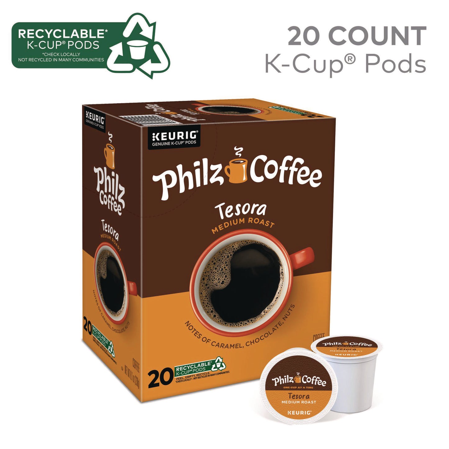 Philz Coffee Tesora K-Cups, 80/Carton (0120CT)