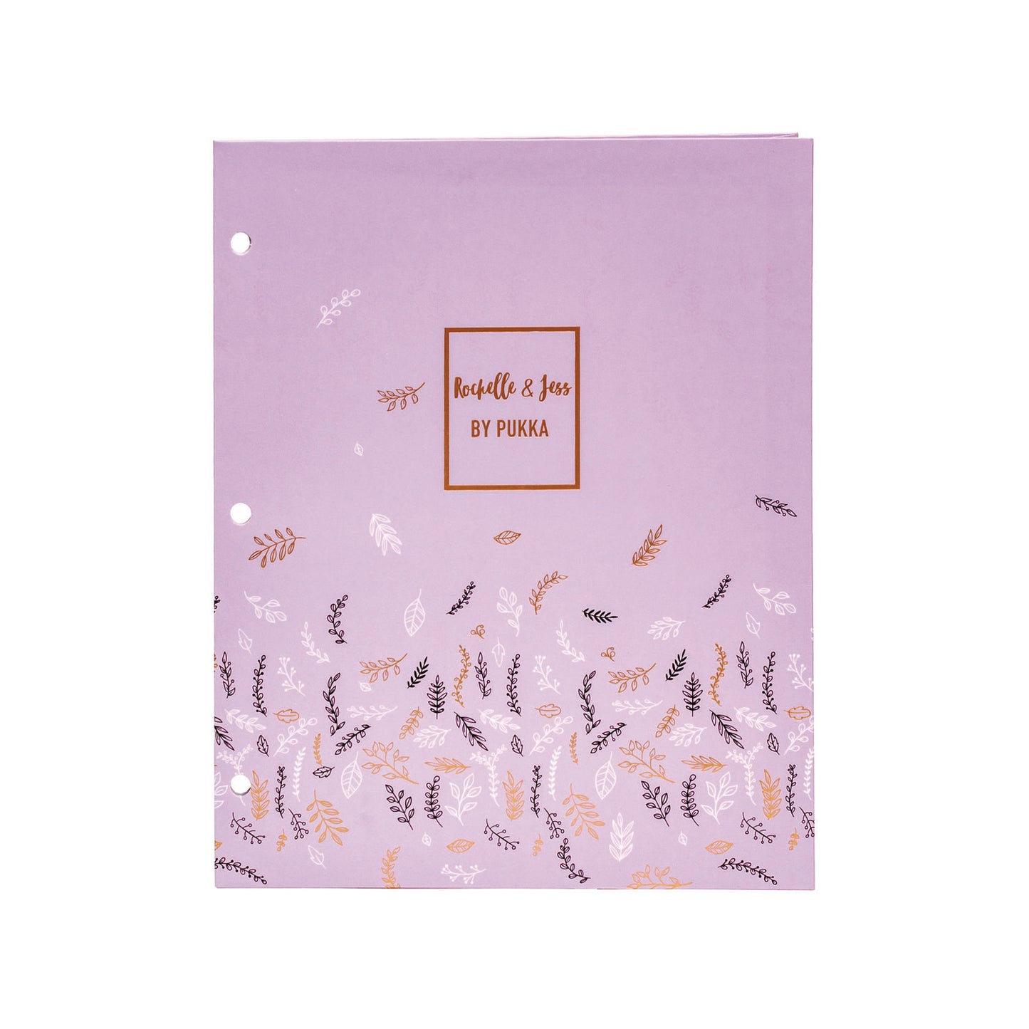 PUKKA PAD Two-Pocket Portfolio Folder, 1" Capacity, 9.6 x 11.9, Assorted Floral, 6/Pack (9108ROC)