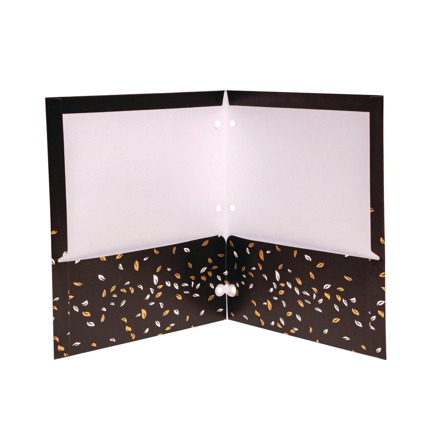 PUKKA PAD Two-Pocket Portfolio Folder, 1" Capacity, 9.6 x 11.9, Assorted Floral, 6/Pack (9108ROC)