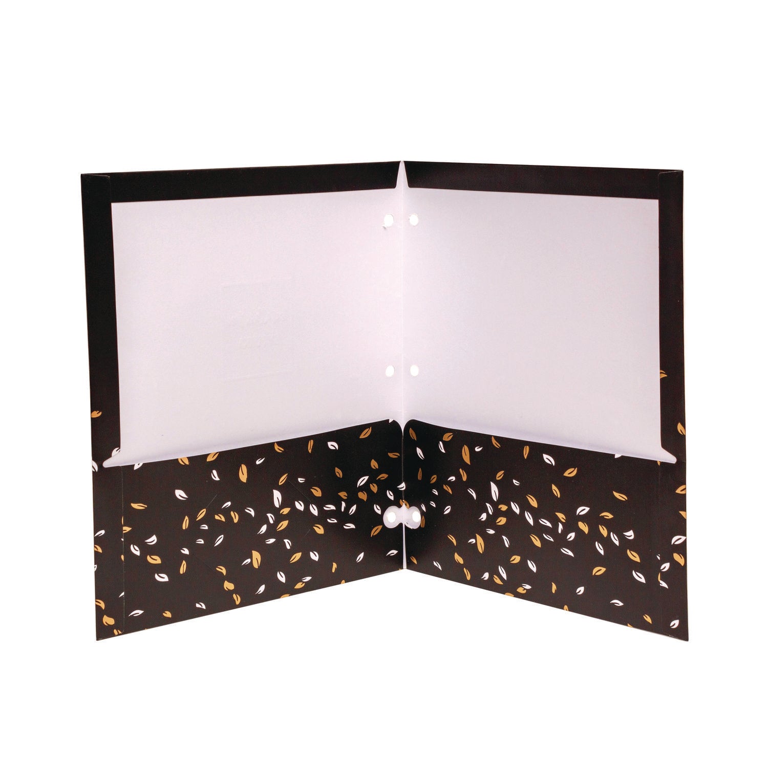 PUKKA PAD Two-Pocket Portfolio Folder, 1" Capacity, 9.6 x 11.9, Assorted Floral, 6/Pack (9108ROC)