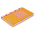 PUKKA PAD Soft Cover Eco Notebook, 1-Subject, Medium/College Rule, Orange/Pink Red/White, (96) 8.3 x 5.8 Sheets (9705SPP)