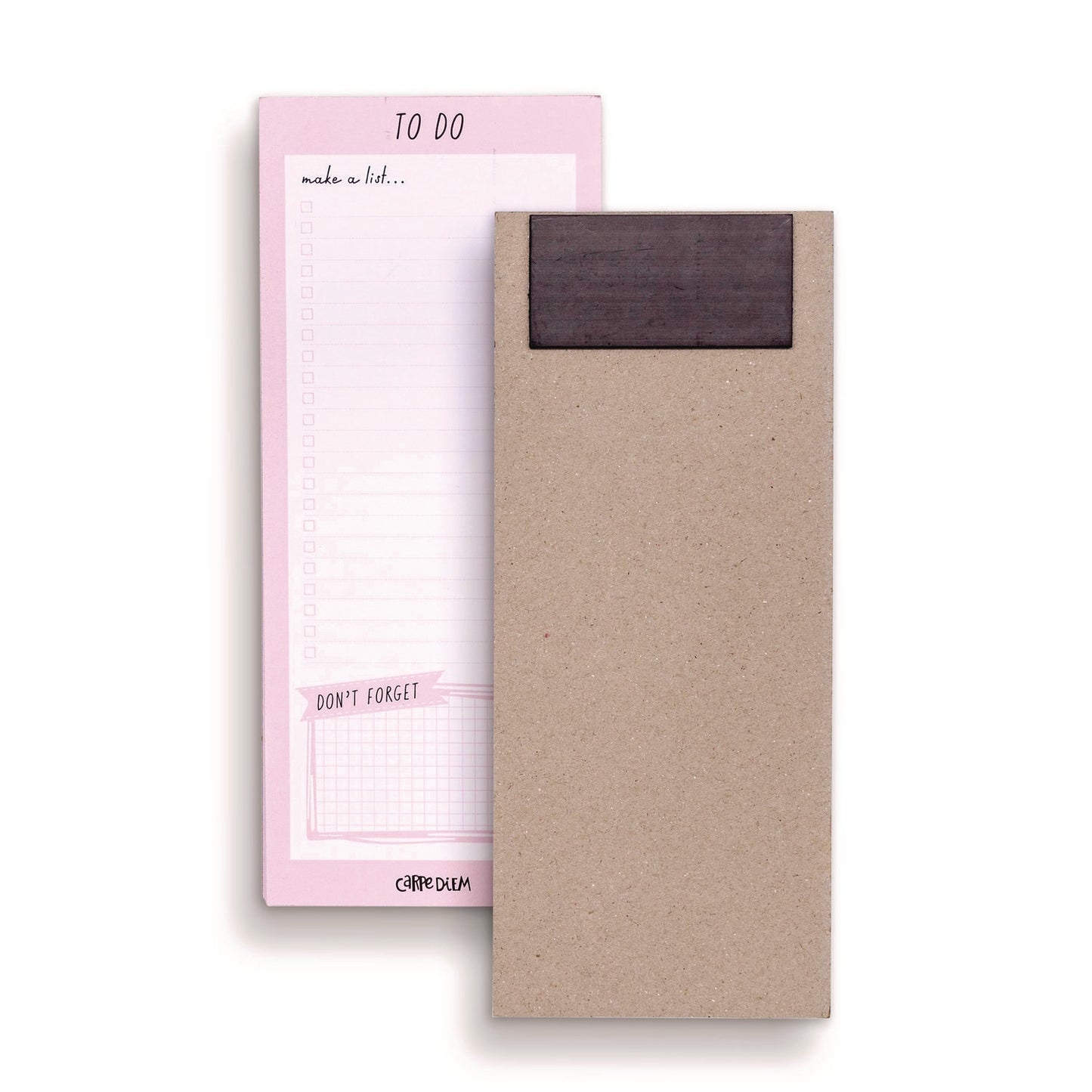 PUKKA PAD Magnetic To Do List, Unruled, 60 Pink/White 3.5 x 8.5 Sheets, 6/Pack (9161CD)