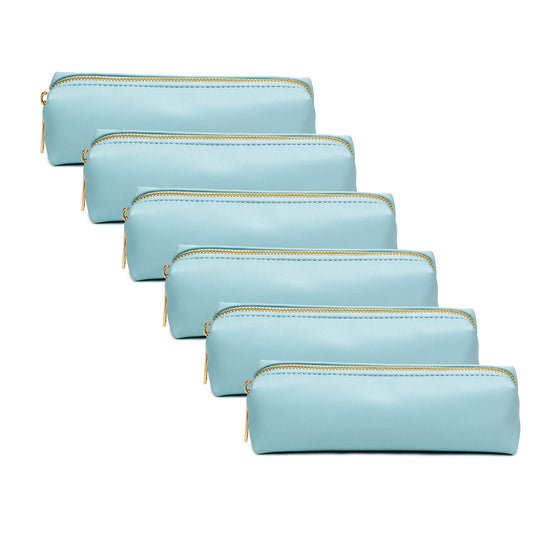 PUKKA PAD Pencil Case, 7.9" x 2" x 2", Blue (9169CD)