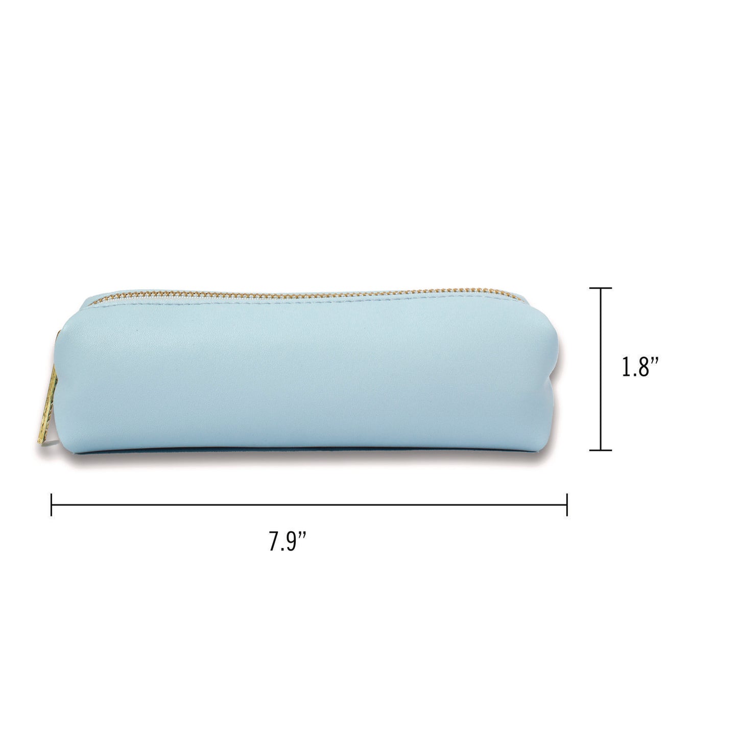 PUKKA PAD Pencil Case, 7.9" x 2" x 2", Blue (9169CD)