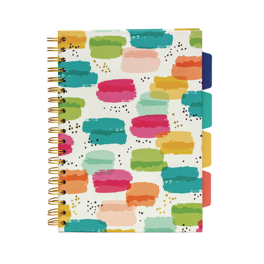 PUKKA PAD B5 Size Project Book, 4-Subject, Medium/College Rule, Assorted Cover Colors, (100) 9.8 x 6.9 Sheets, 3/Pack (9032CD)