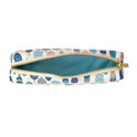 PUKKA PAD Pencil Case, 7.9" x 2" x 2", Multicolor Feathers (9212CD)