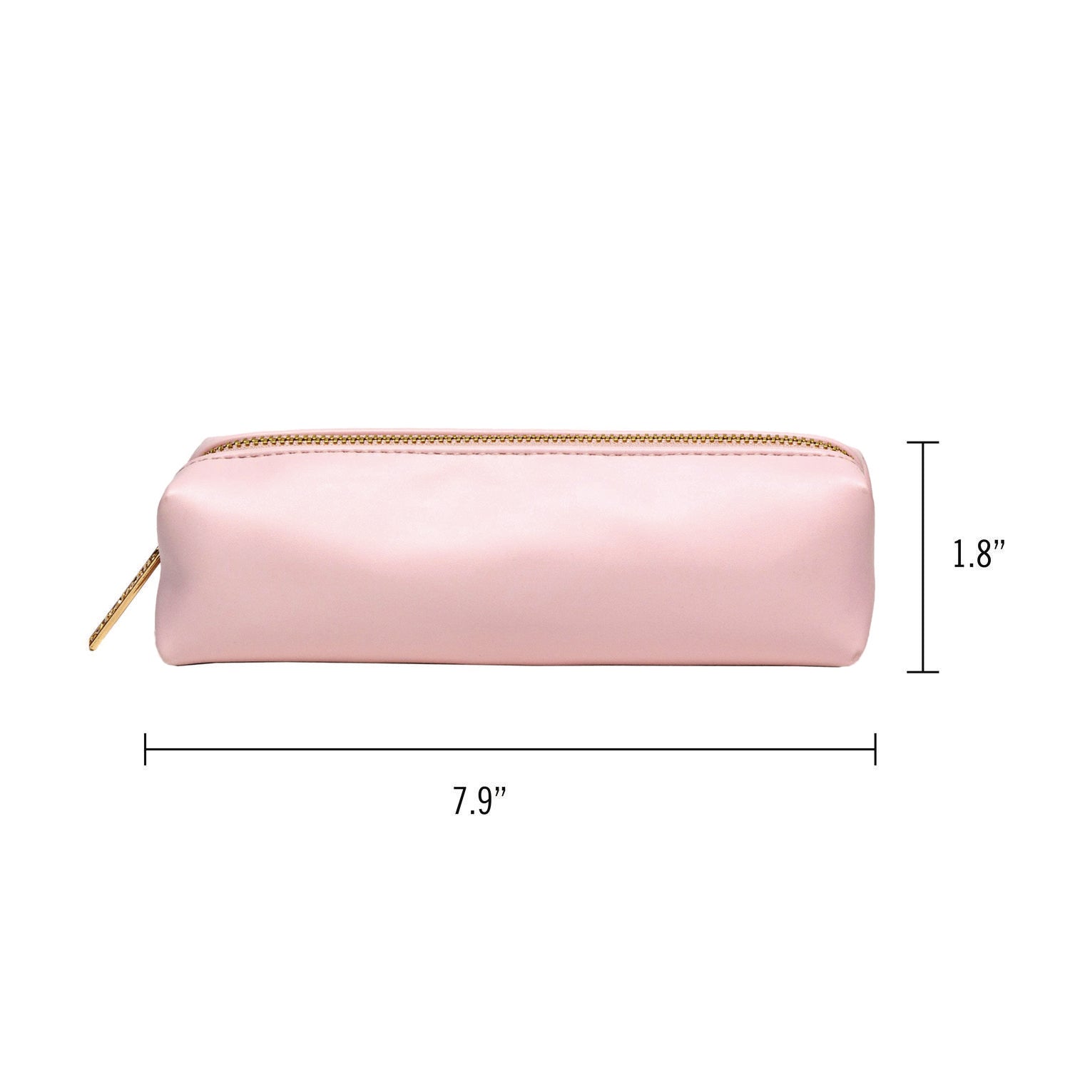 PUKKA PAD Pencil Case, 7.9" x 2" x 2", Pink (9156CD)